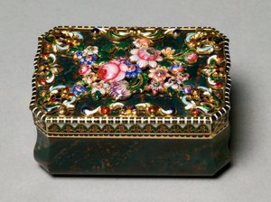Snuff Box ، يُنسب إلى المنمنمات التي رسمها جان لويس ريختر بواسطة المدرسة السويسرية