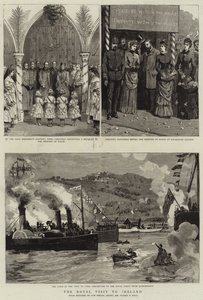 الزيارة الملكية لأيرلندا بواسطة Sydney Prior Hall