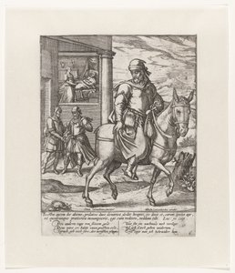 السامري الصالح يدفع لصاحب الحانة مثل السامري الصالح (عنوان المسلسل) بواسطة سيمون نوفيلانوس