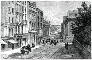 شارع جرافتون ، دبلن ، 1900. بواسطة T. Hart