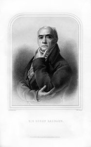 السير هنري رايبورن ، رسام بورتريه اسكتلندي ، 1870. بواسطة TW نايت