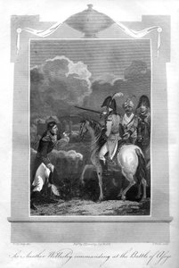 قائد دوق ويلينغتون في معركة Assaye ، 1816.