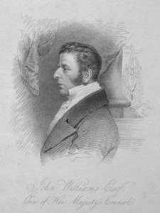 جون ويليامز ، Esq. ، أحد مستشاري جلالتها ، c1820.