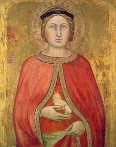سانت أغنيس بواسطة Taddeo di Bartolo