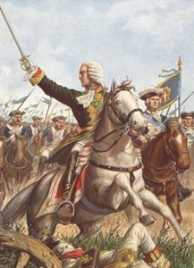 تشارلز إيمانويل الثالث في معركة غواستالا عام 1734 بواسطة تانكريدي سكاربيللي