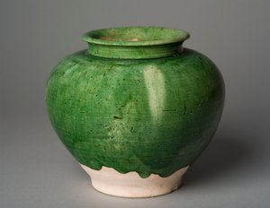 برطمان أخضر (آنية فخارية)