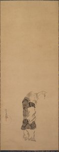 كنشو ، راهب بالروبيان ، ح. 1600-1640. بواسطة Tawaraya Sotatsu