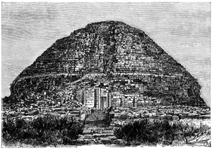 مقبرة السيدة المسيحية ، القليعة ، الجزائر ، c1890 بواسطة تايلور