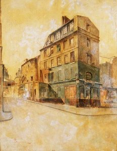 مونمارتر بواسطة Telemaco Signorini
