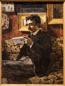 قراءة الرجل بواسطة Telemaco Signorini