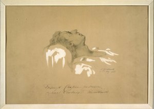 فريدريك شوبان (1810-1849) على فراش الموت على قدم المساواة مع كوياتكوفسكي ، تيوفيل (1809-1891). حبر ، غواش ، جرافيت على ورق بواسطة تيوفيل كوياتكوفسكي