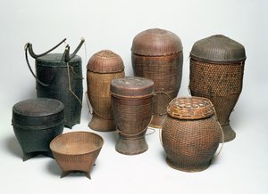 كارين سلال ، شمال تايلاند (الخوص)