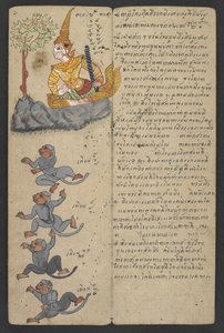 أو 16455 ص 7 و ، حيوانات من البروج ، من فروماتشات (مخطوطة) بواسطة المدرسة التايلاندية