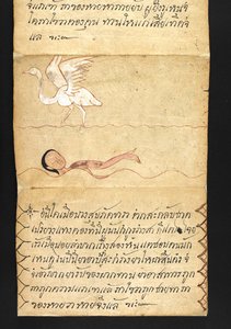 أو. 16482، f.53 "ساترا"  عن العرافة والنصائح من أجل حياة سعيدة وصحية (كتاب طي الورق) بواسطة المدرسة التايلاندية