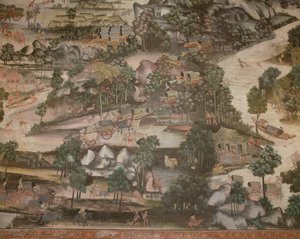 Wirharn Sasada ، الحياة في الريف ، Wat Bowonniwet Vihara بواسطة المدرسة التايلاندية