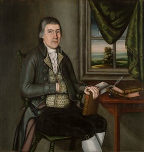 دكتور حزقيا بيردسلي (1748 بواسطة The Beardsley Limner