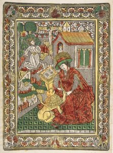القديس جيروم في ندم وكدارس يزيل شوكة من مخلب الأسد ... ، كاليفورنيا. 1470 - 85. بواسطة سيد الغيوم الجبلية وسيد حدود آباء الكنيسة