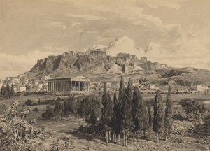 معبد Hyphaestus بواسطة Themistocles من الكسارة الزاوية