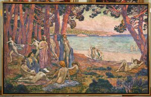 السباحون على البحر ، 1907-08 بواسطة Théo van Rysselberghe