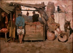 جزارة في طنجة بواسطة Théo van Rysselberghe