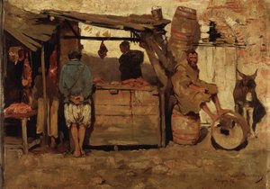 الجزارة في طنجة بواسطة Théo van Rysselberghe