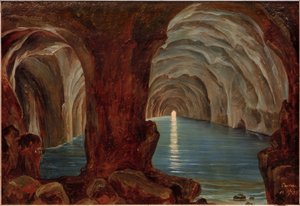 الكهف الأزرق في كابري بواسطة ثيوبالد فون أور