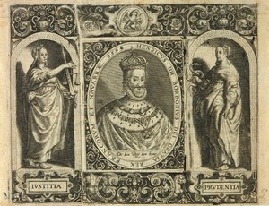 هنريكوس الثاني بوربونيوس الثاني بوربونيوس دي غراتيا ريكس فرانكوس ونافارا 1595 / بري، جان ثيودور دي