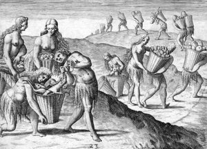 قبيلة هنود تيموكوا بواسطة ثيودور دي بري