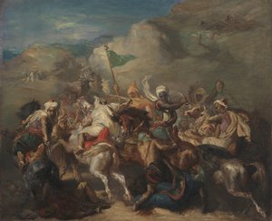 معركة الفرسان العرب على مستوى بواسطة تيودور شاسريو