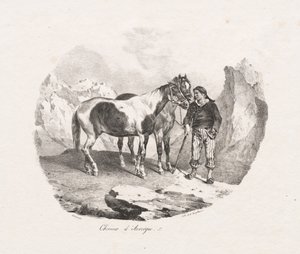 خيول أوفرن ، 1822. بواسطة ثيودور جيريكولت