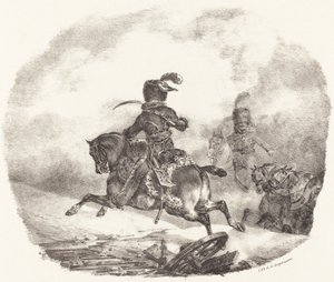 ضابط المدفعية الخفيف بالحرس الإمبراطوري (Officier d'artillerie legerie de la garde Imperiale) بواسطة ثيودور جيريكولت