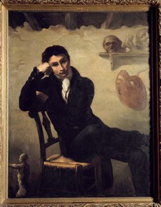 صورة لفنان في مرسمه لوحة بواسطة ثيودور جيريكولت (1791-1824) القرن التاسع عشر. 1،47x1،14 م. بواسطة ثيودور جيريكولت