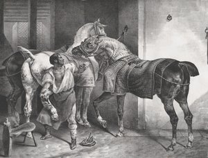 الحداد الإنجليزي 1822. بواسطة ثيودور جيريكولت