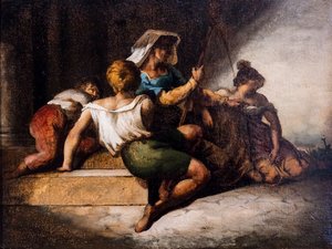 الأسرة الفقيرة بواسطة Theodore Gericault