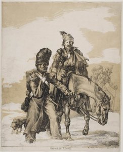 التراجع عن روسيا ، كاليفورنيا 1818 بواسطة ثيودور جيريكولت
