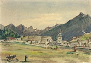 شارع لينكولن ، سيتكا ، 1887.
