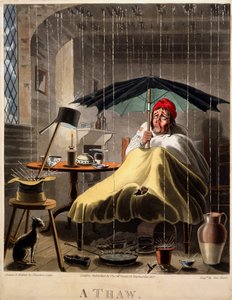 ذوبان ، طباعة من صنع جورج هانت ، 1827 (نقش يدوي)