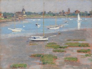 Low Tide ، نادي ريفرسايد لليخوت ، 1894. بواسطة ثيودور روبنسون