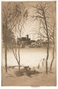 Laburnums وباترسي 1889-1898. بواسطة ثيودور روسيل