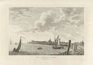 منظر لـ Oudeschild على Texel The Old Shield on Texel (العنوان على الكائن)