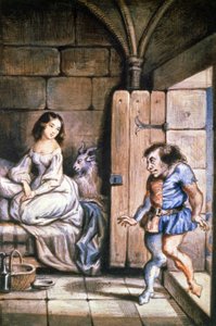 إزميرالدا وكوازيمودو، 1831-1835 تقريبًا (رسم توضيحي) بواسطة ثيوفيل (بعد) غوتييه