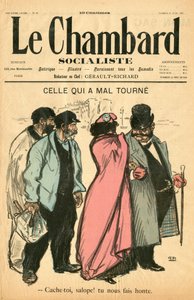 غلاف "Le Chambard socialiste" ، العدد 28 ، Satirique en Couleurs بواسطة ثيوفيل الكسندر شتاينلين