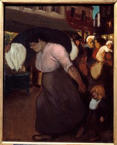 آلة الغسيل. لوحة لثيوفيل الكسندر شتاينلين (1859-1923) ، القرن العشرين. زيت على قماش. فيرنون ، متحف بولين بواسطة ثيوفيل الكسندر شتاينلين
