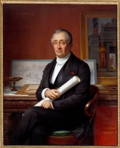 صورة لويس توليوس فيسكونتي (1791-1853) رسم معماري لثيوفيل فوشيليت (1802-1873) بواسطة Theophile Auguste Vauchelet