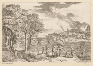 تم العثور على موسى Suite de Paysages (عنوان السلسلة) بواسطة جان فرانسوا ميليت (الثاني)