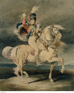 جيريكولت - جورج الرابع كأمير ويلز (بعد هارلو)، ربما 1820 - 1821 بواسطة ثيودور جيريكولت