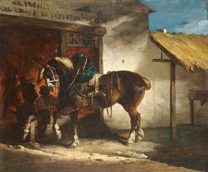 جيريكولت - حدادة القرية، ج. 1822 بواسطة ثيودور جيريكولت