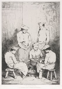 مقشرة البطاطس. بواسطة Auguste Theodule Ribot