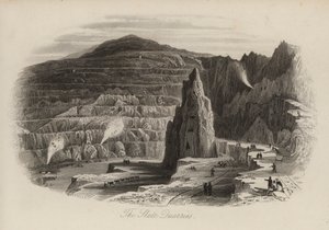 محاجر الأردواز ، بيثيسدا ، شمال ويلز (نقش) بواسطة توماس (بعد) ألوم