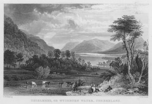 Thirlmere ، أو مياه Wythburn ، كمبرلاند (نقش) بواسطة توماس (بعد) ألوم